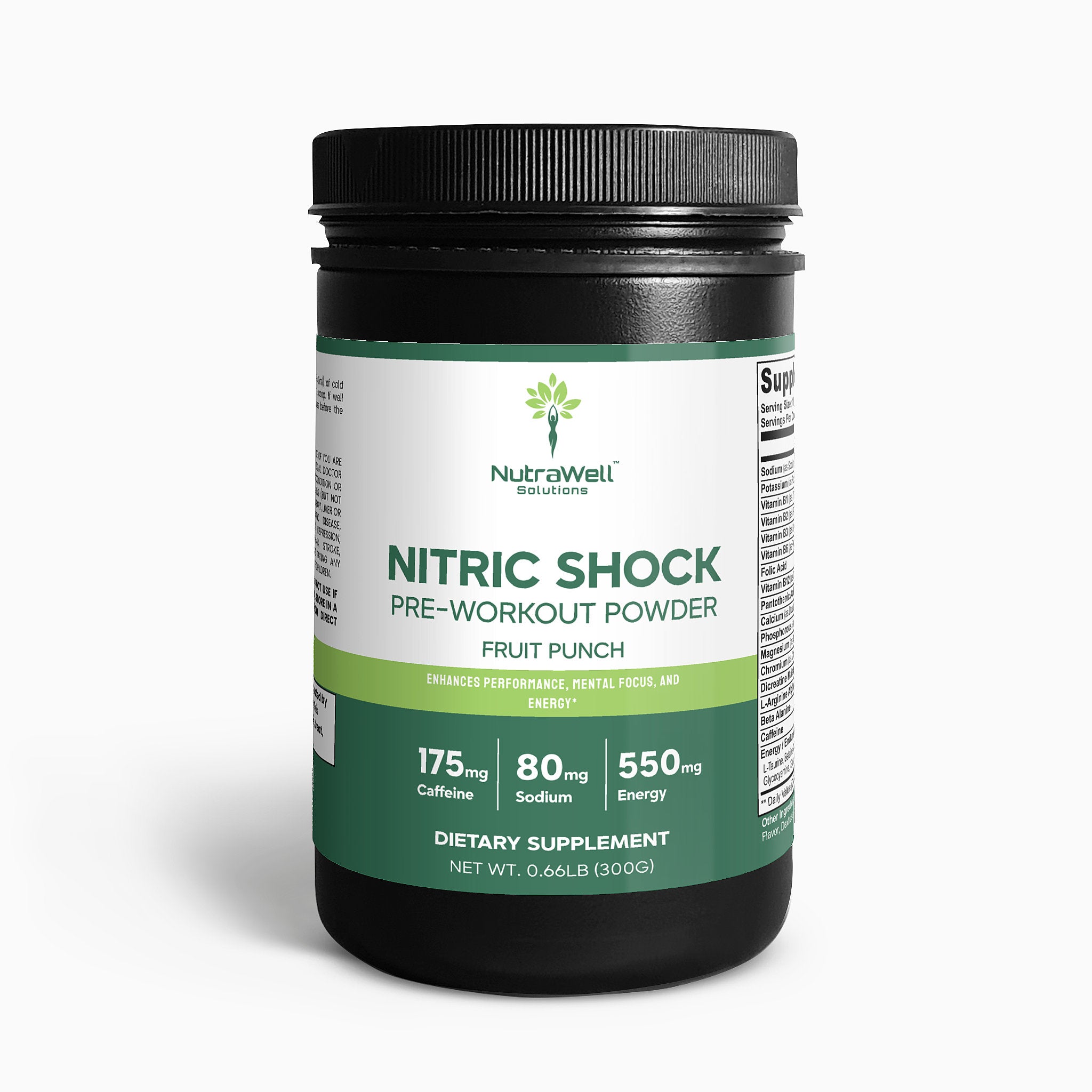 Nitric Shock Pre-Workout Powder (Fruit Punch)