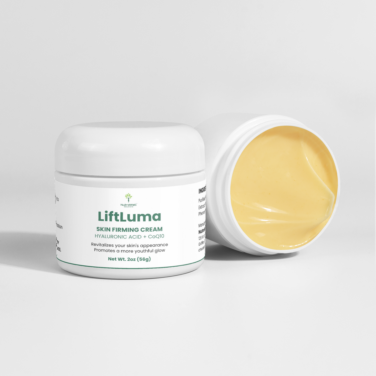 LiftLuma Skin Firming Cream ingredient label