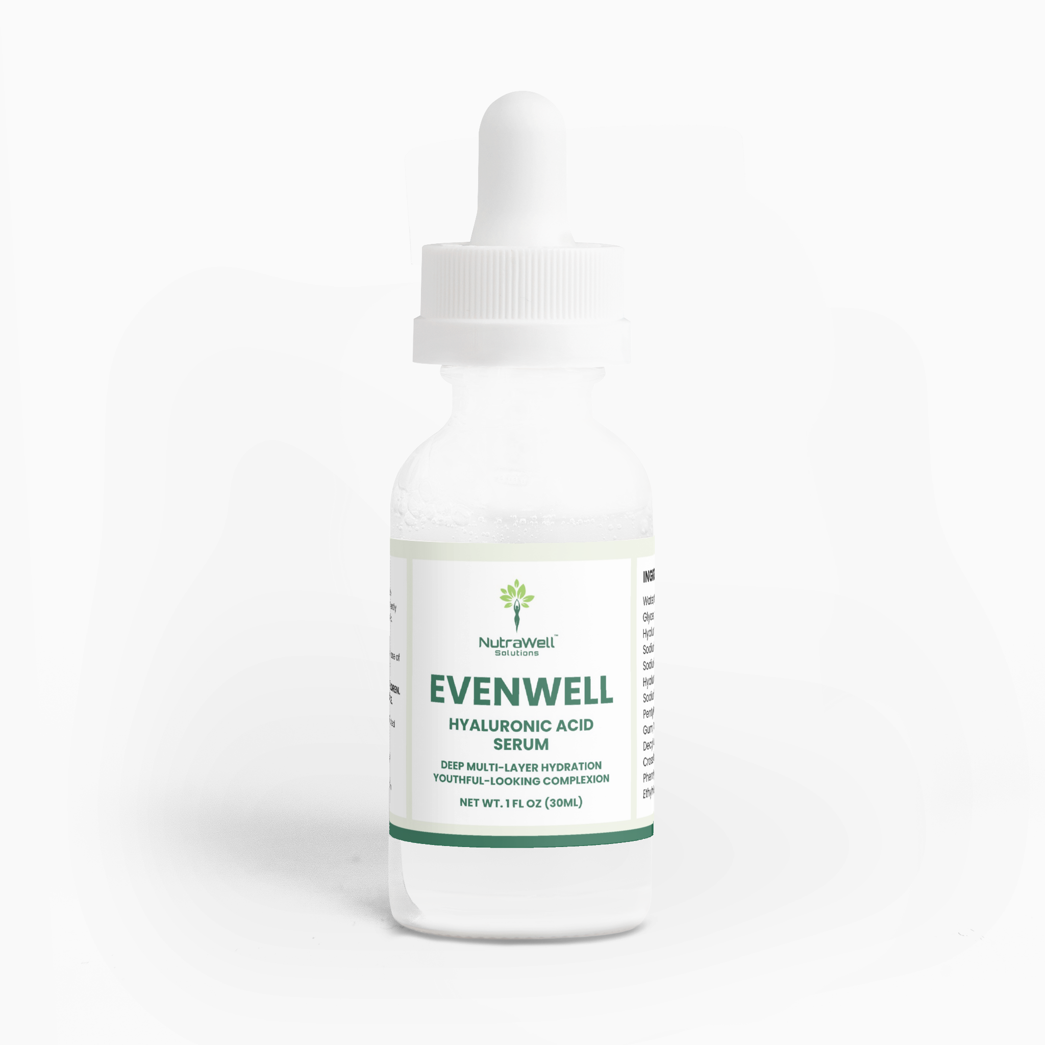 NutraWell EvenWell Hyaluronic Acid Serum bottle