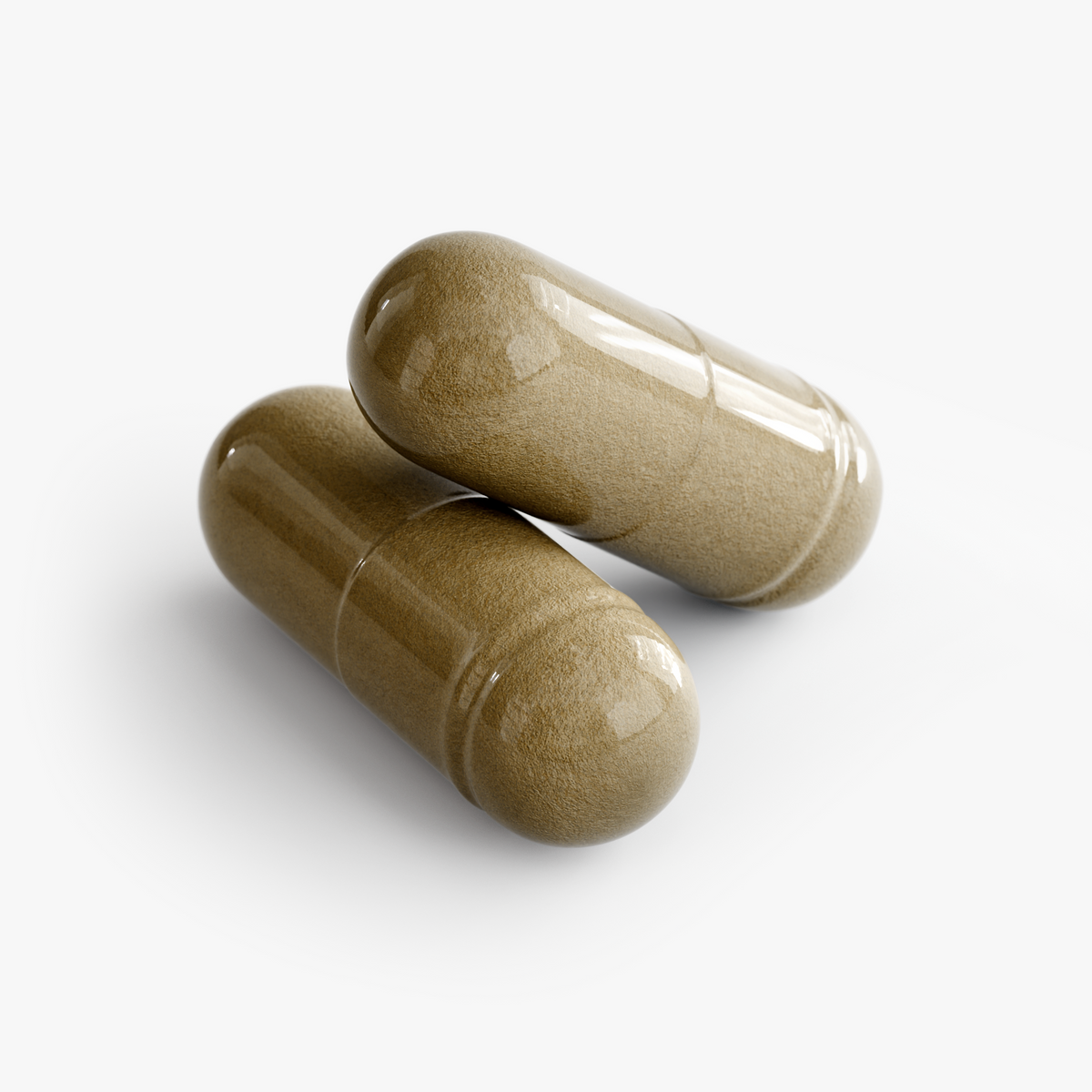 FocusRoot vegetable capsules beside the supplement bottle