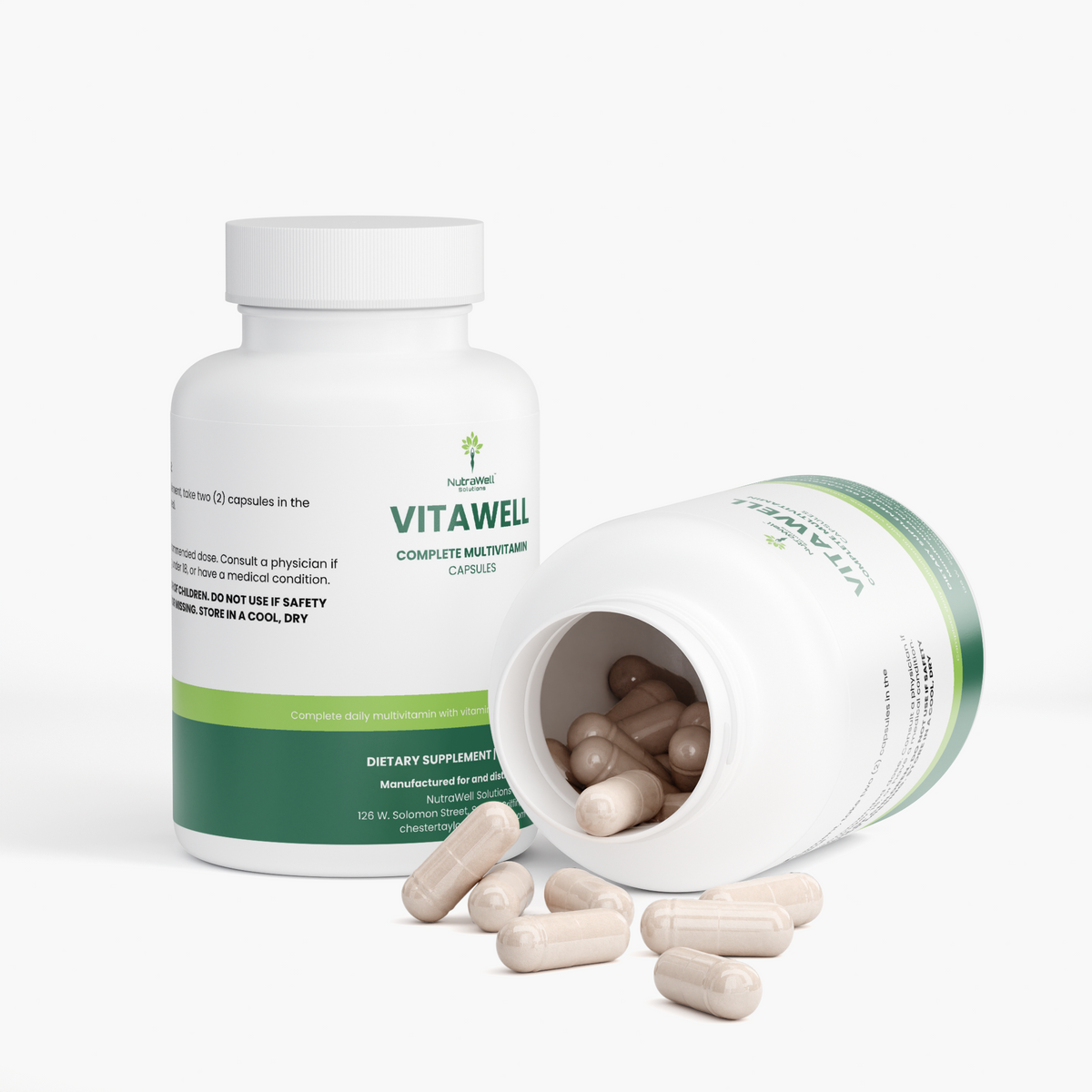 Complete Multivitamin Supplement Facts panel