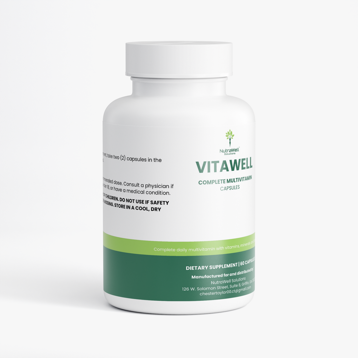 Complete Multivitamin bottle, front view