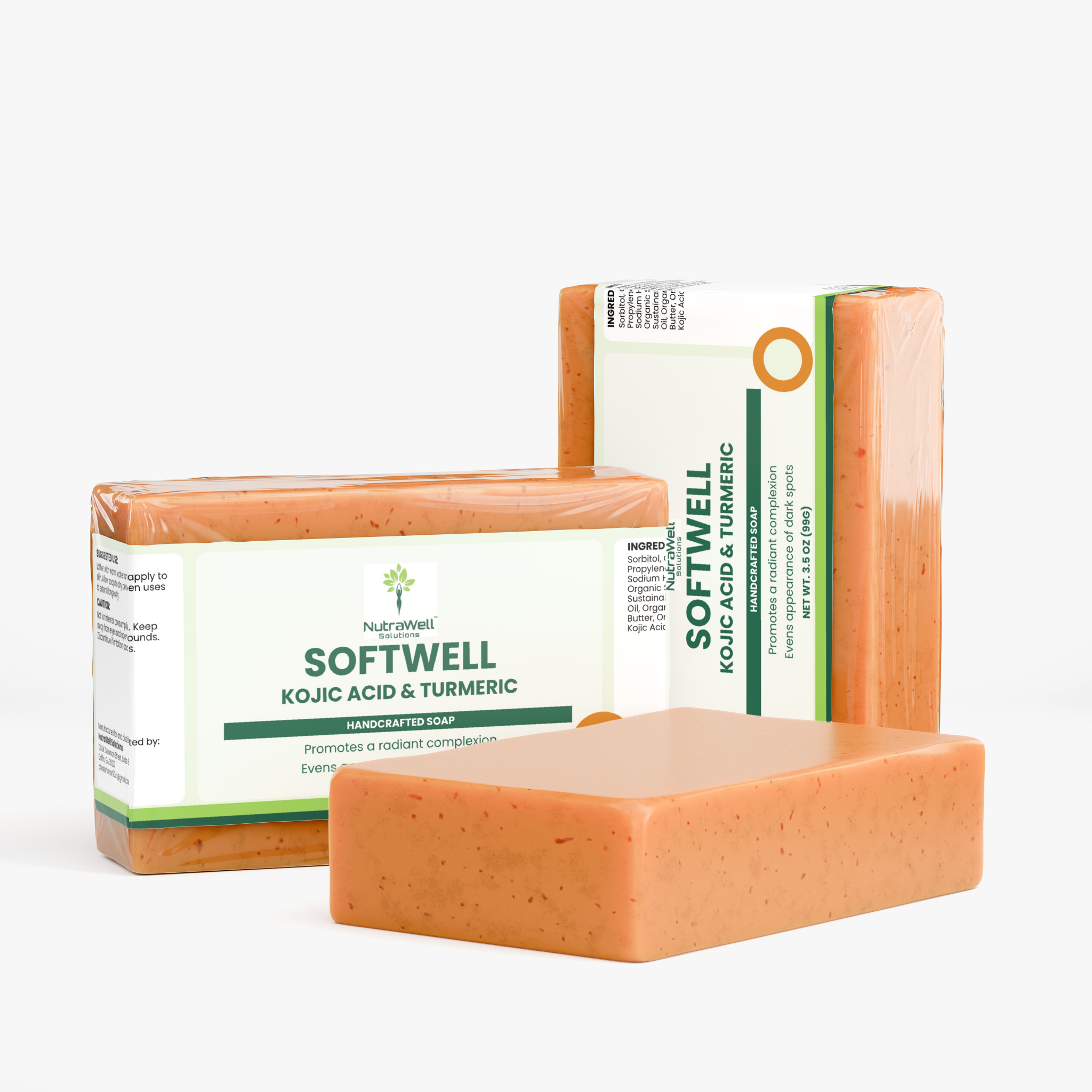 Kojic Acid and Turmeric 3.5-ounce soap bar