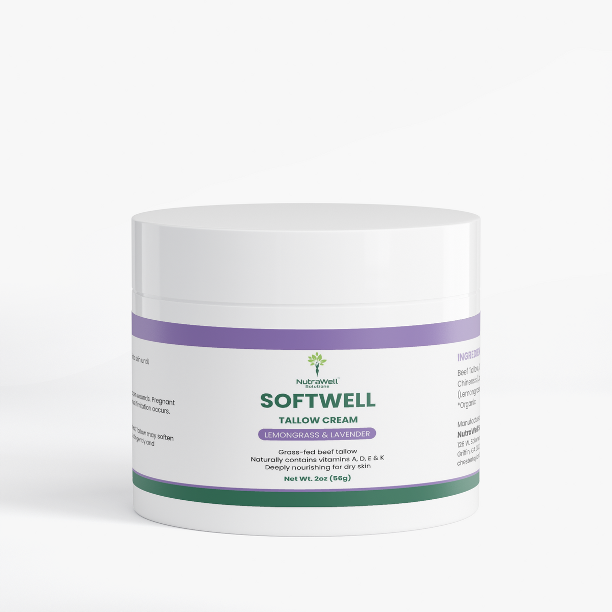 Tallow Cream Lemongrass & Lavender