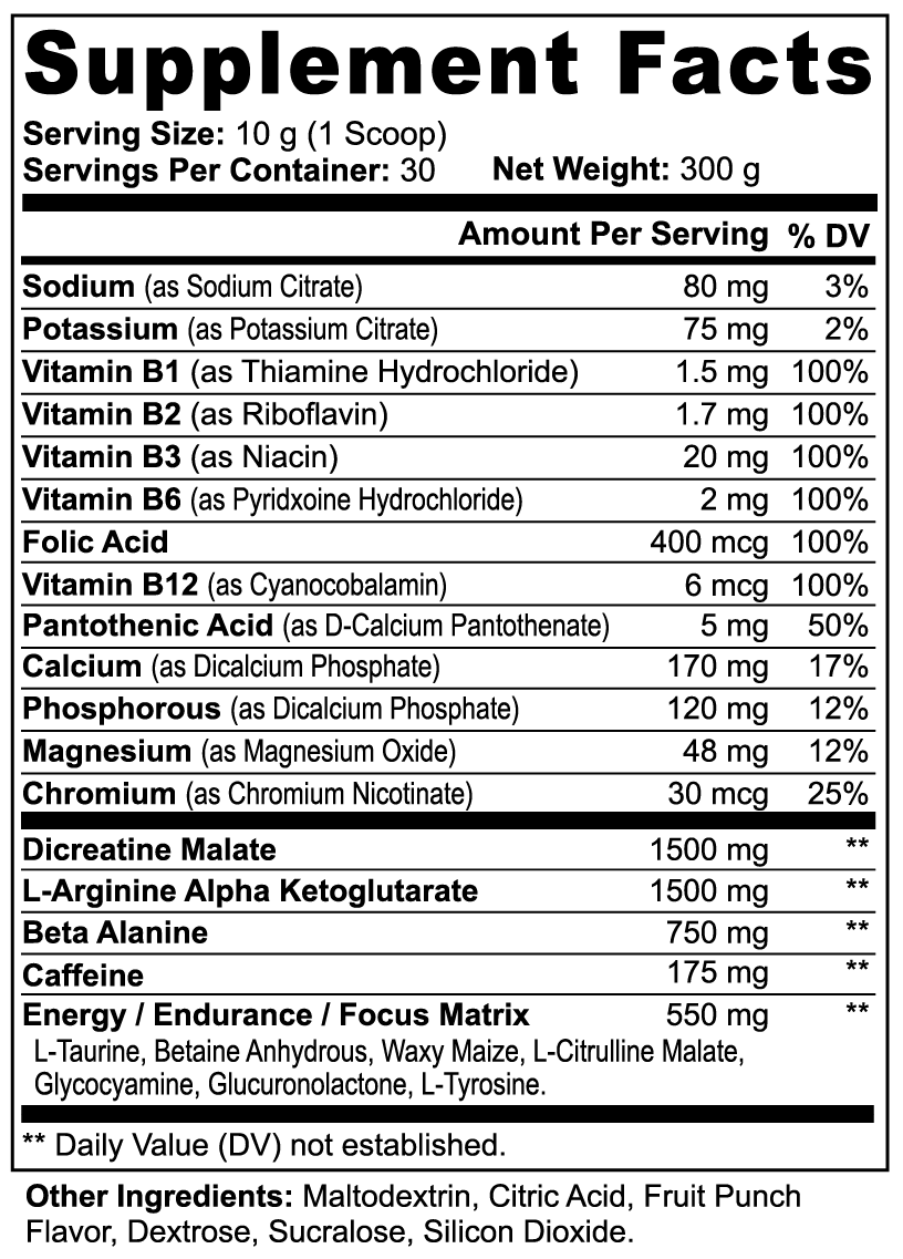 ShockFuel Pre-Workout