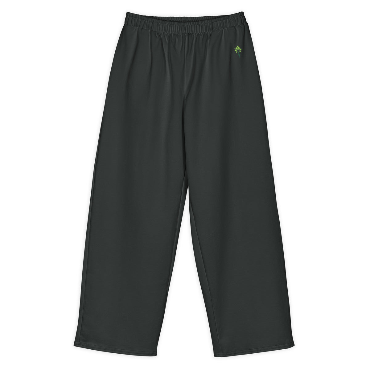 Wide cotton sweatpants in G. Dyed Black Rock