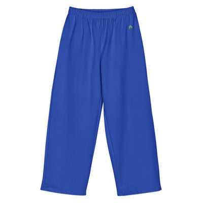 Wide Cotton Sweatpants – Royal