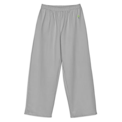 Wide Cotton Sweatpants – Heather Grey