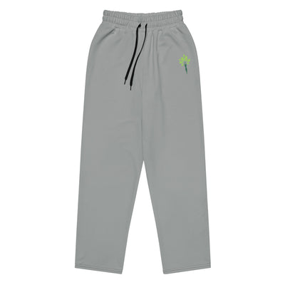 Wide-Leg Joggers – G. Dyed Misty Grey