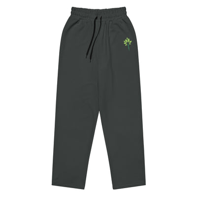 Wide-Leg Joggers – G. Dyed Black Rock