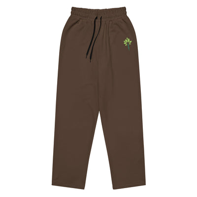 Wide-Leg Joggers – Espresso
