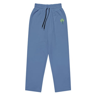 Wide-Leg Joggers – Blue Jean