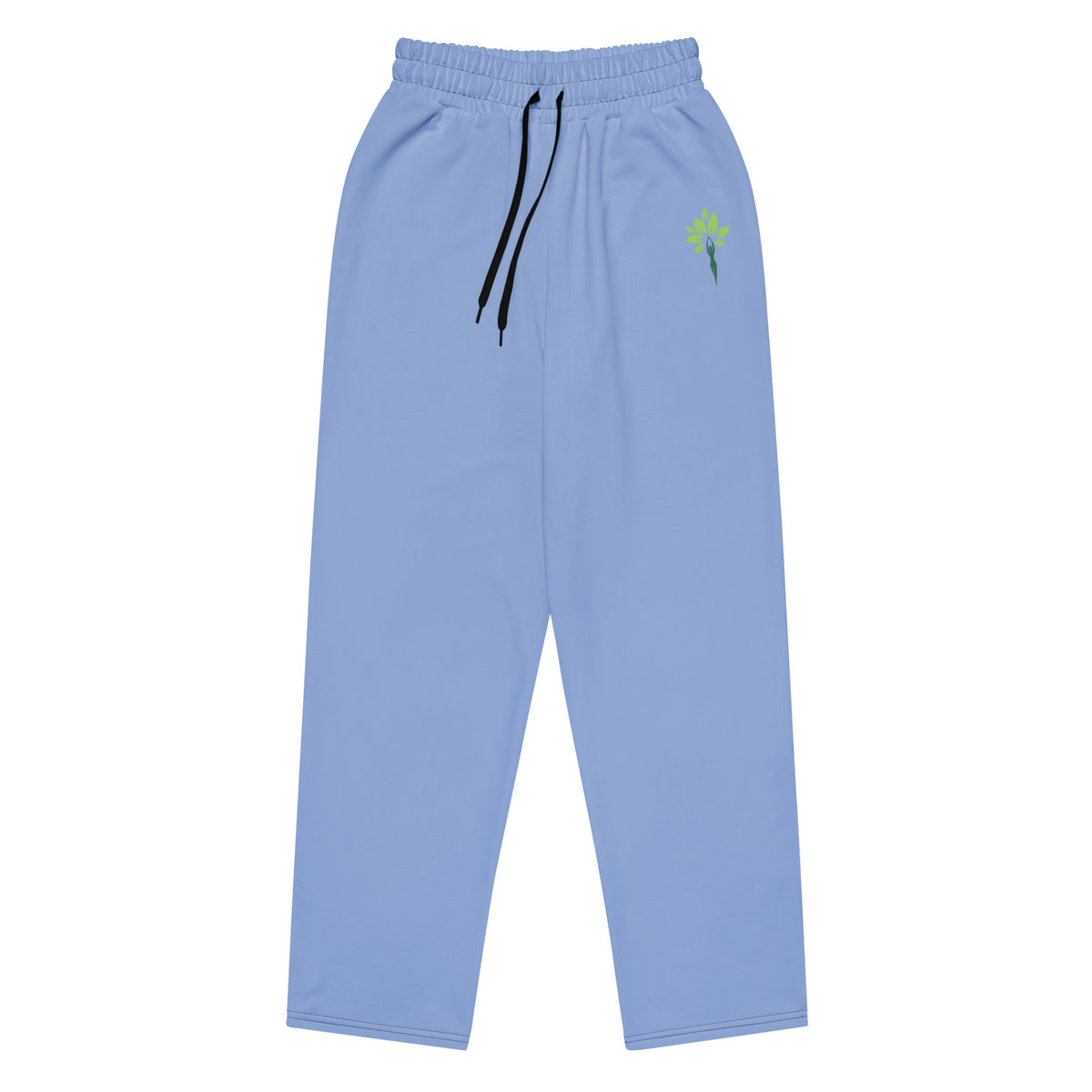 Wide-leg joggers in Hydrangea
