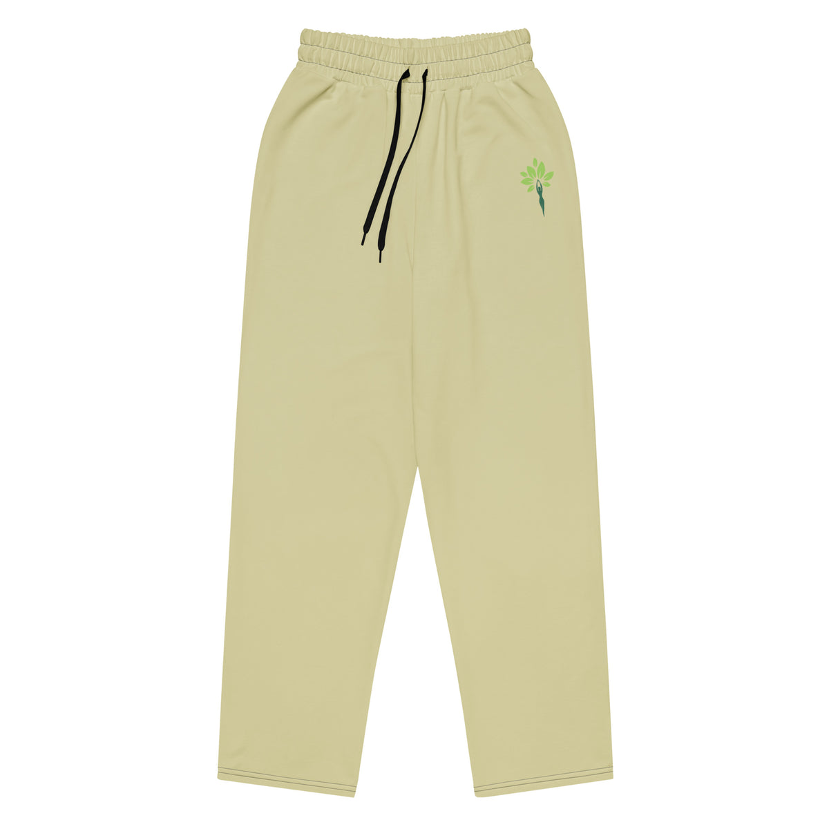 Wide-leg joggers in Moss Gray