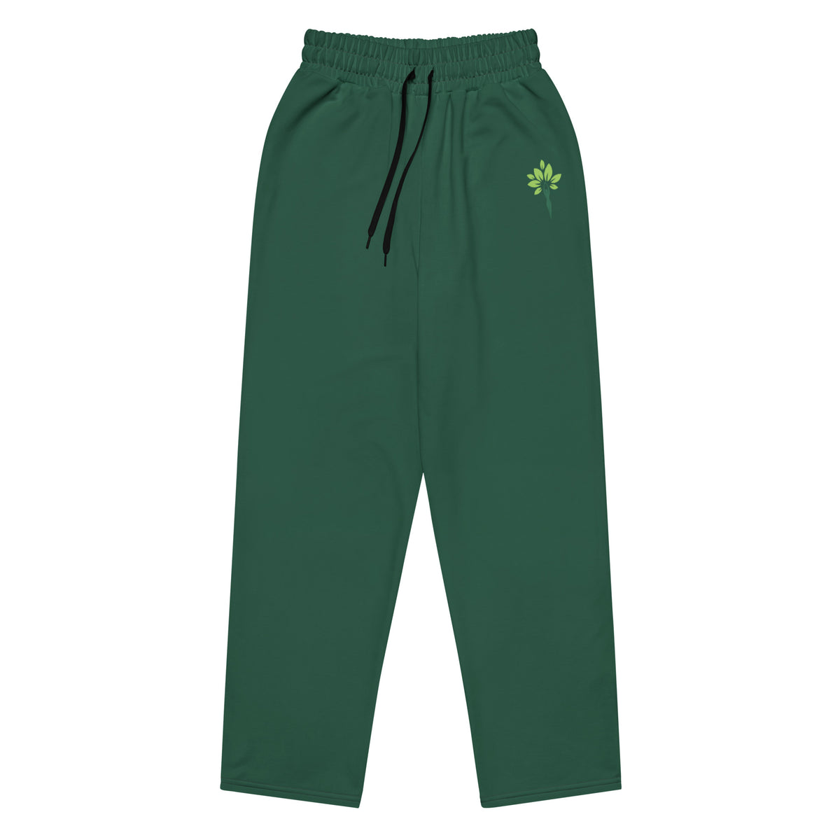 Wide-leg joggers in Spruce