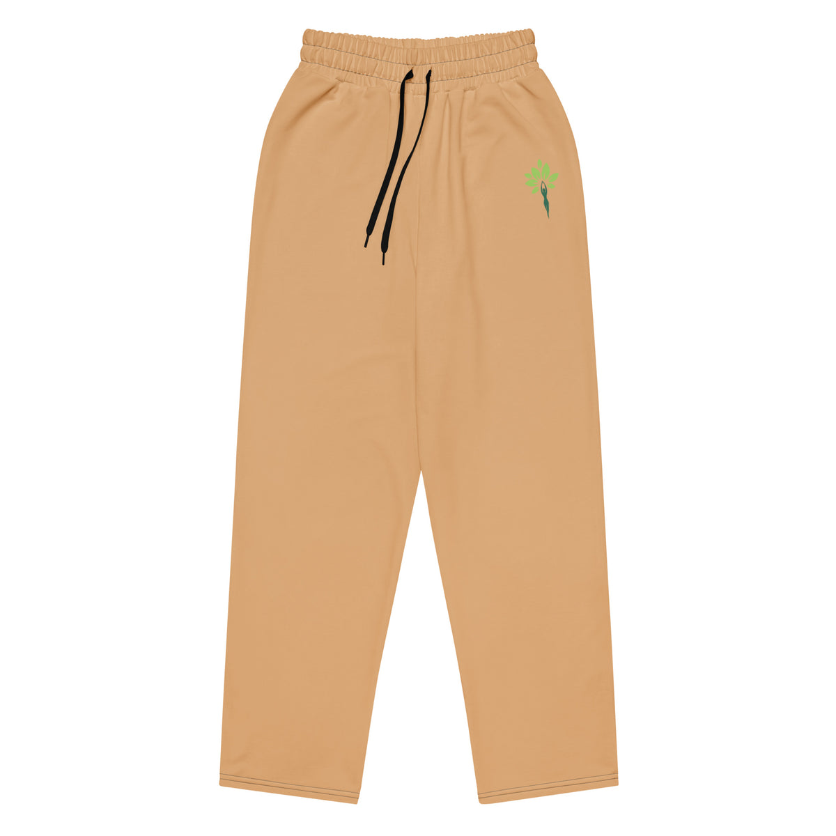 Wide-leg joggers in Burro