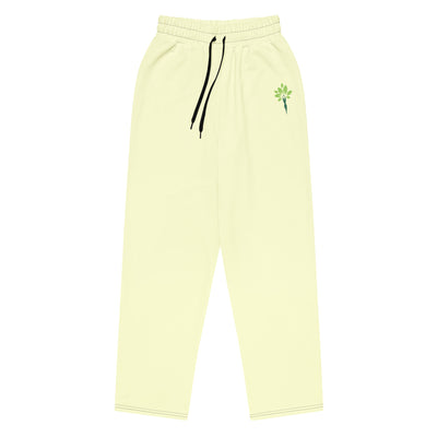 Wide-Leg Joggers – Pistachio