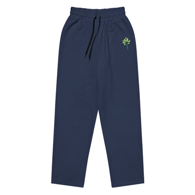 Wide-Leg Joggers – Navy