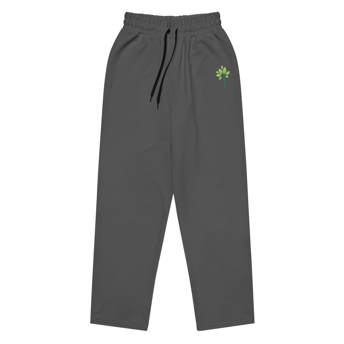 Wide-leg joggers in Dark Grey