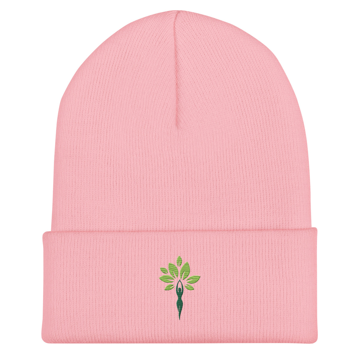 Cuffed beanie, front view
