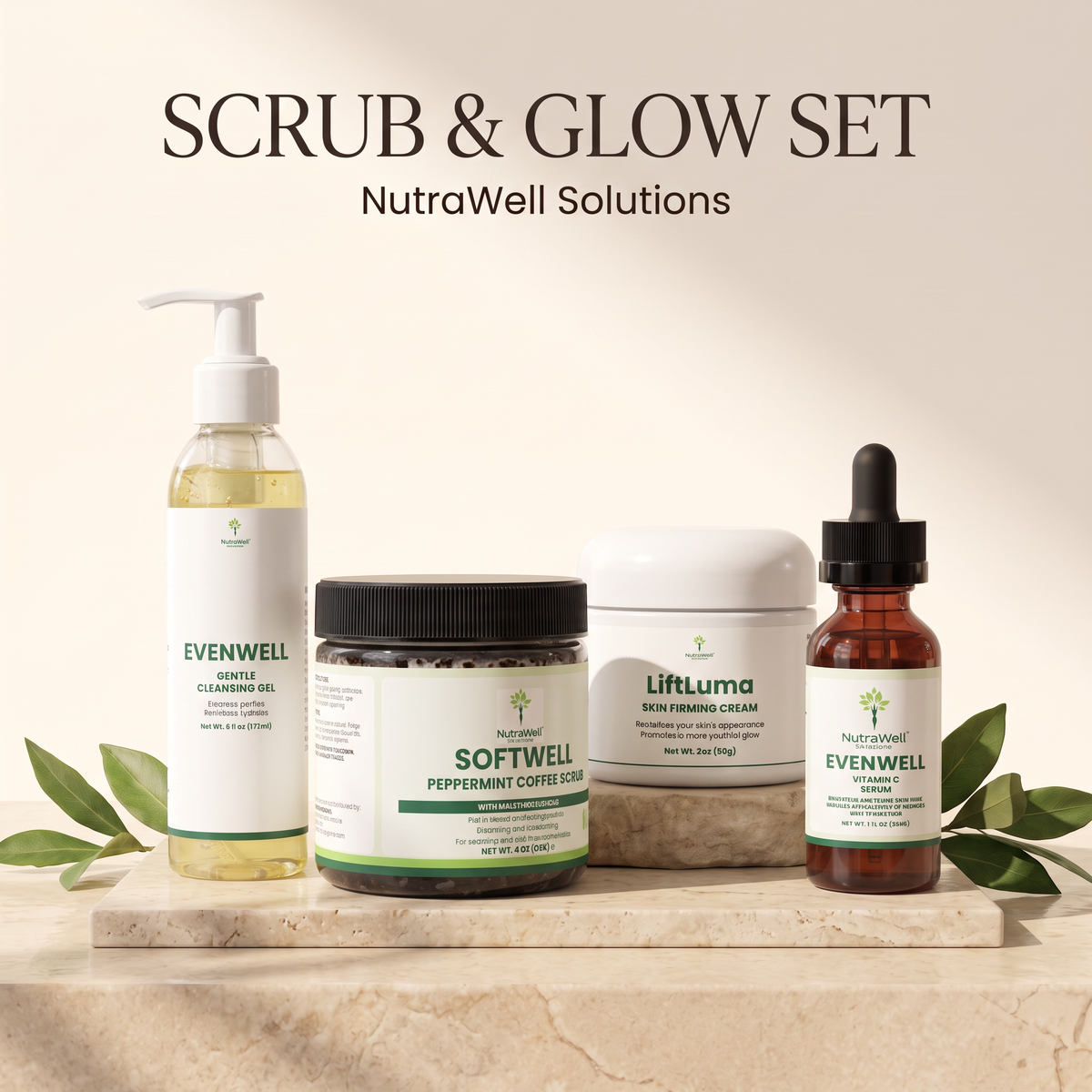 Scrub and Glow Set bundle, option A
