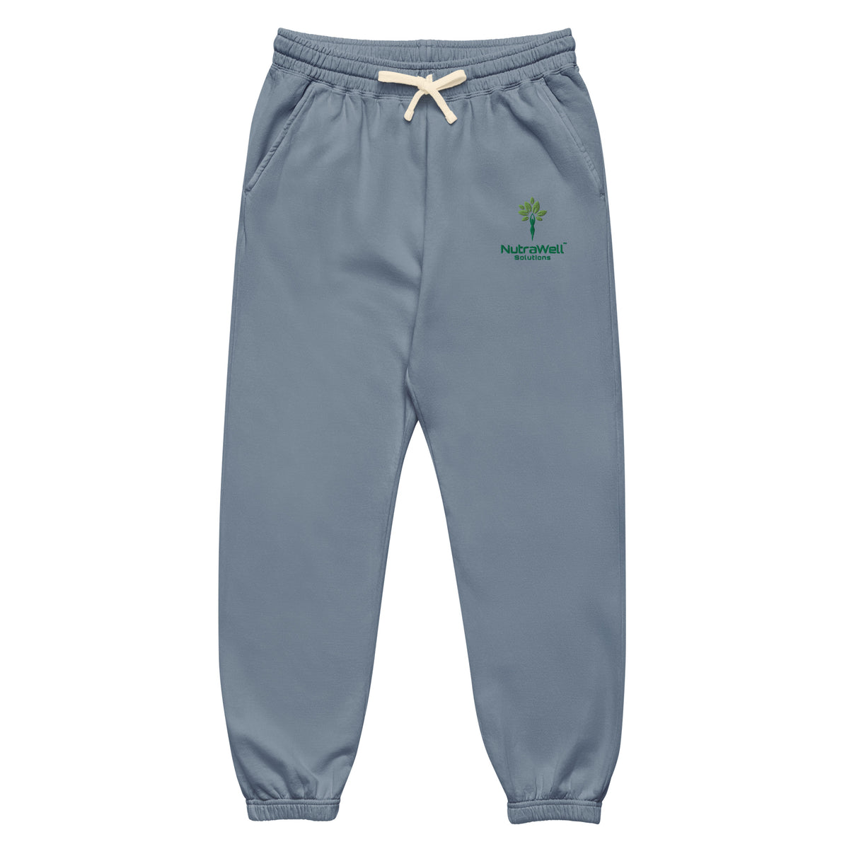 Unisex fleece sweatpants, front view