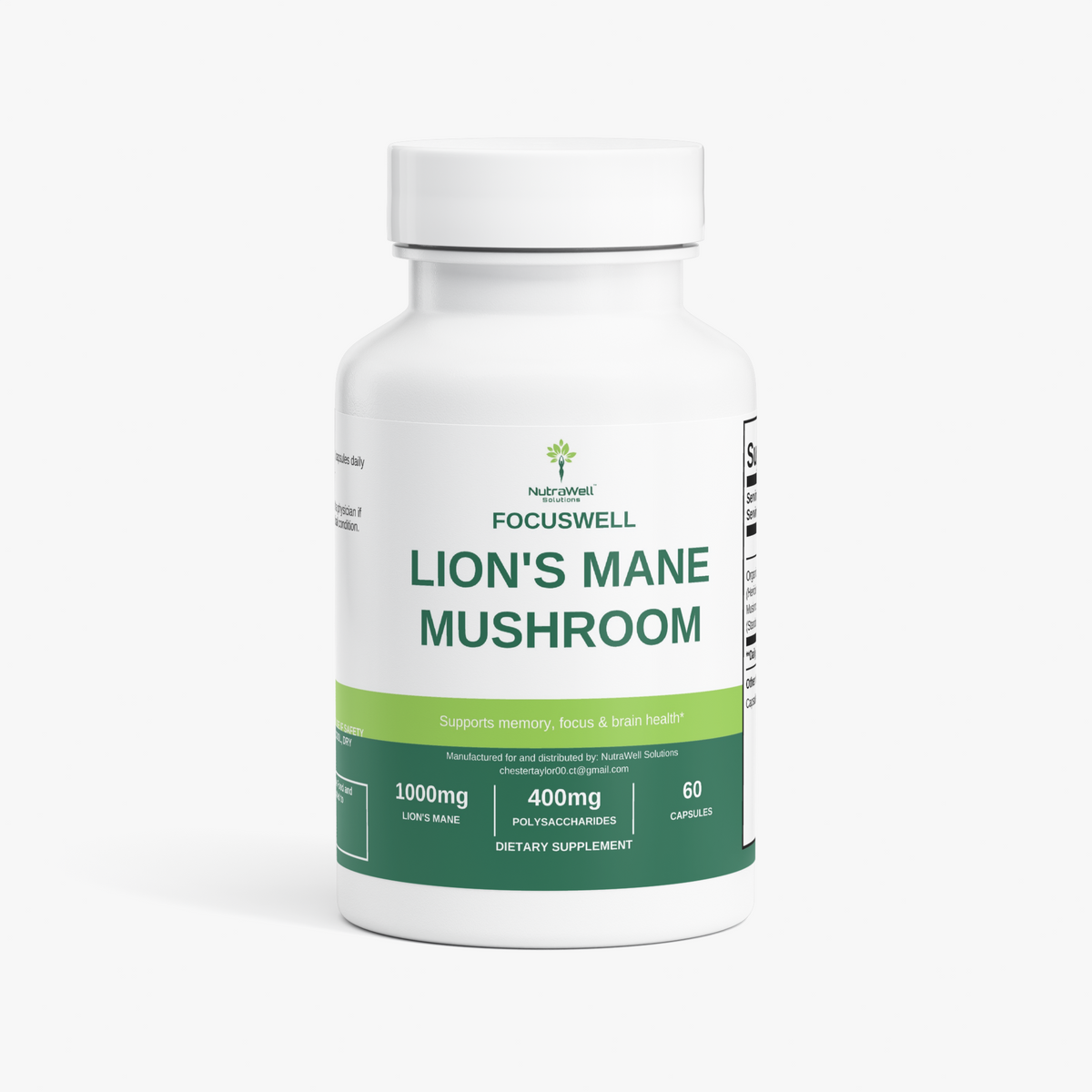 FocusWell Lion's Mane included in Calm & Focus Routine