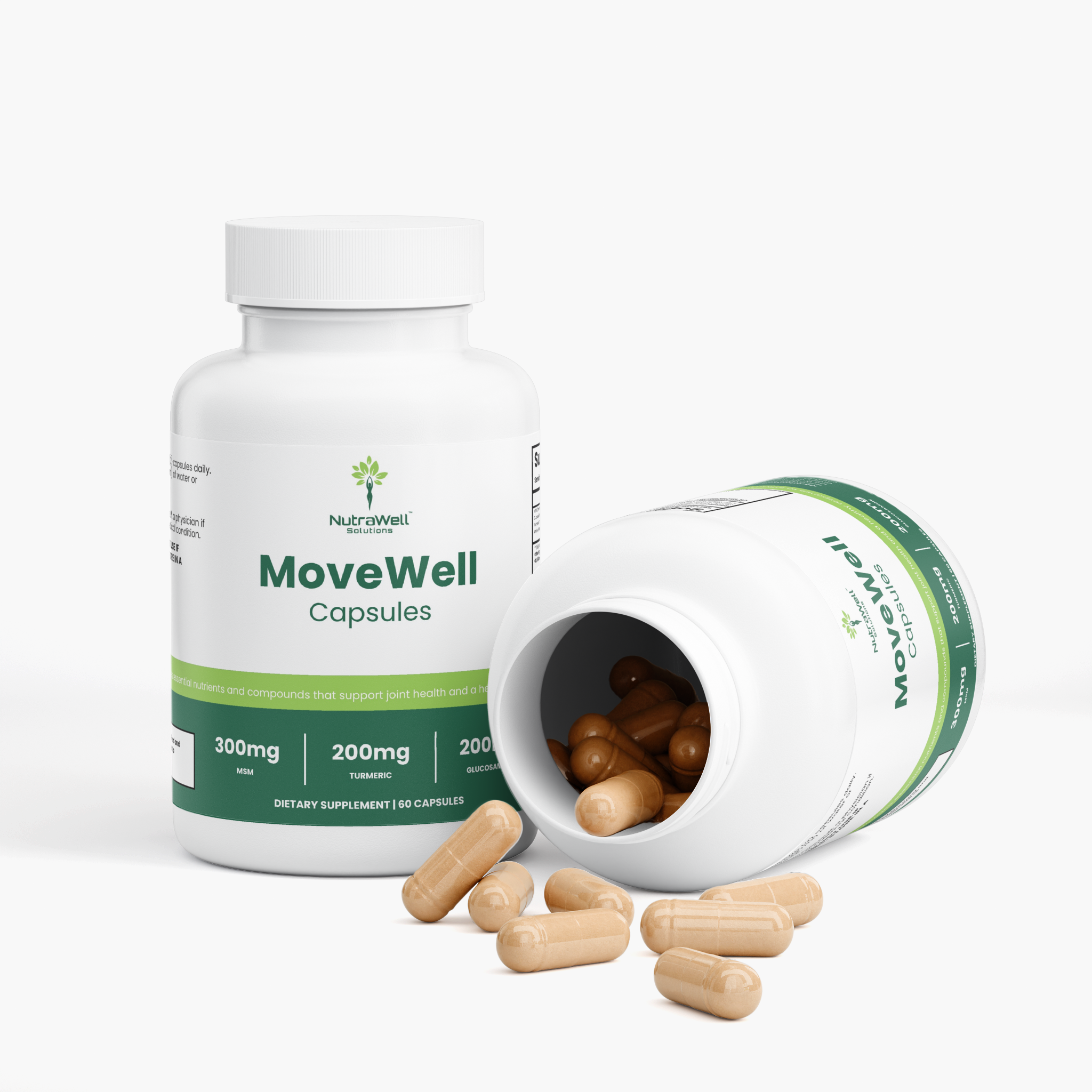 NutraWell Joint Support bottle shown at an angle