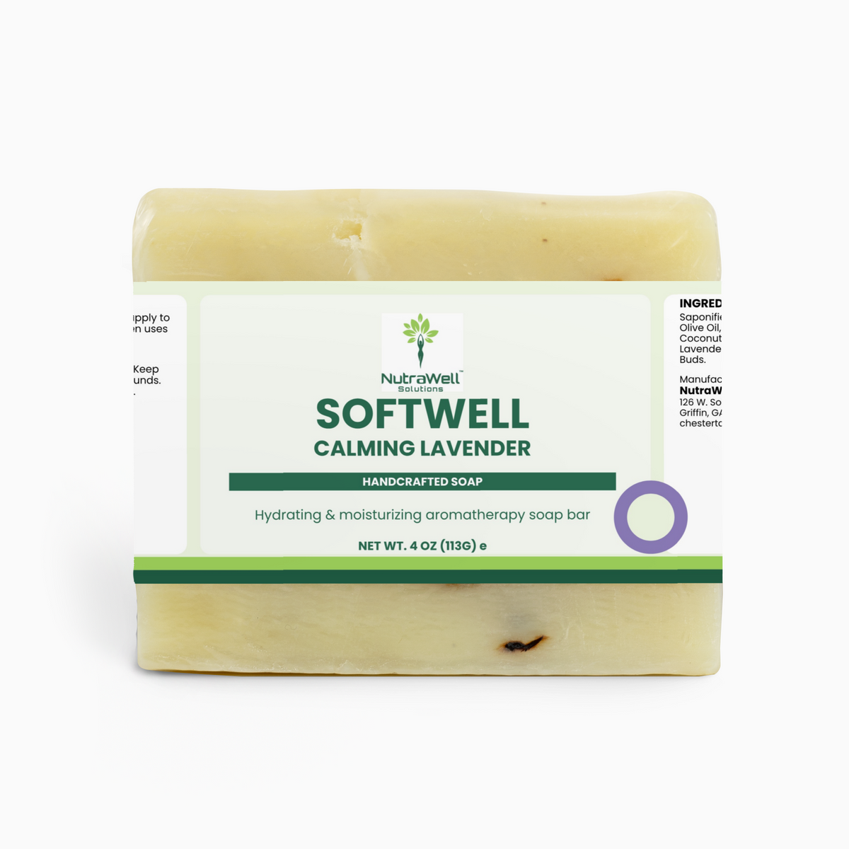 Calming Lavender Soap included in Calm & Wood Soap Trio