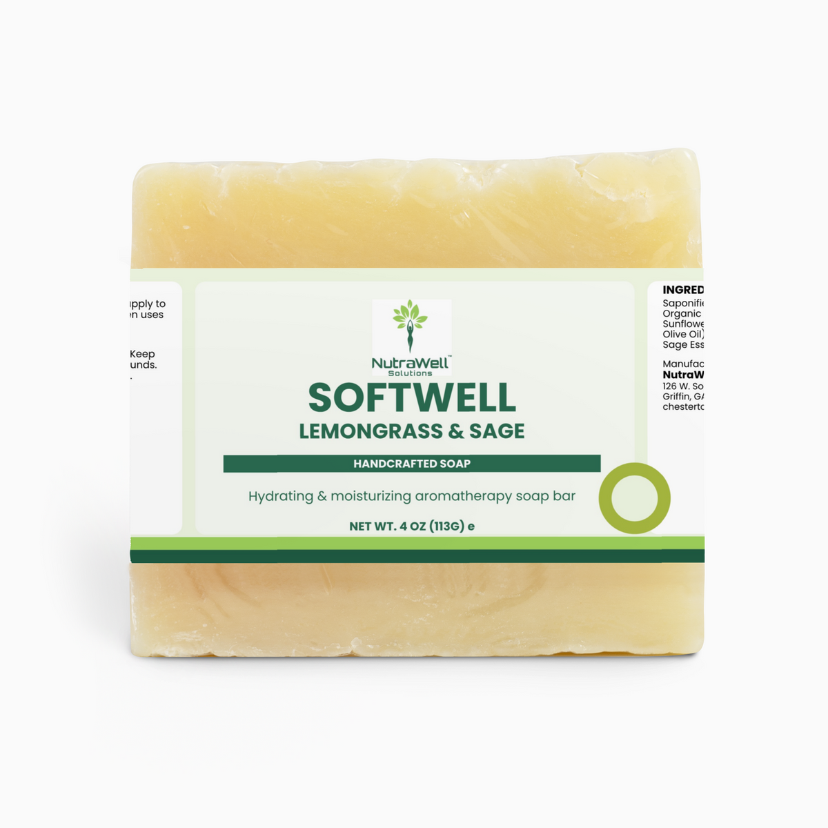 Lemongrass & Sage Soap included in Coastal Exfoliating Soap Trio