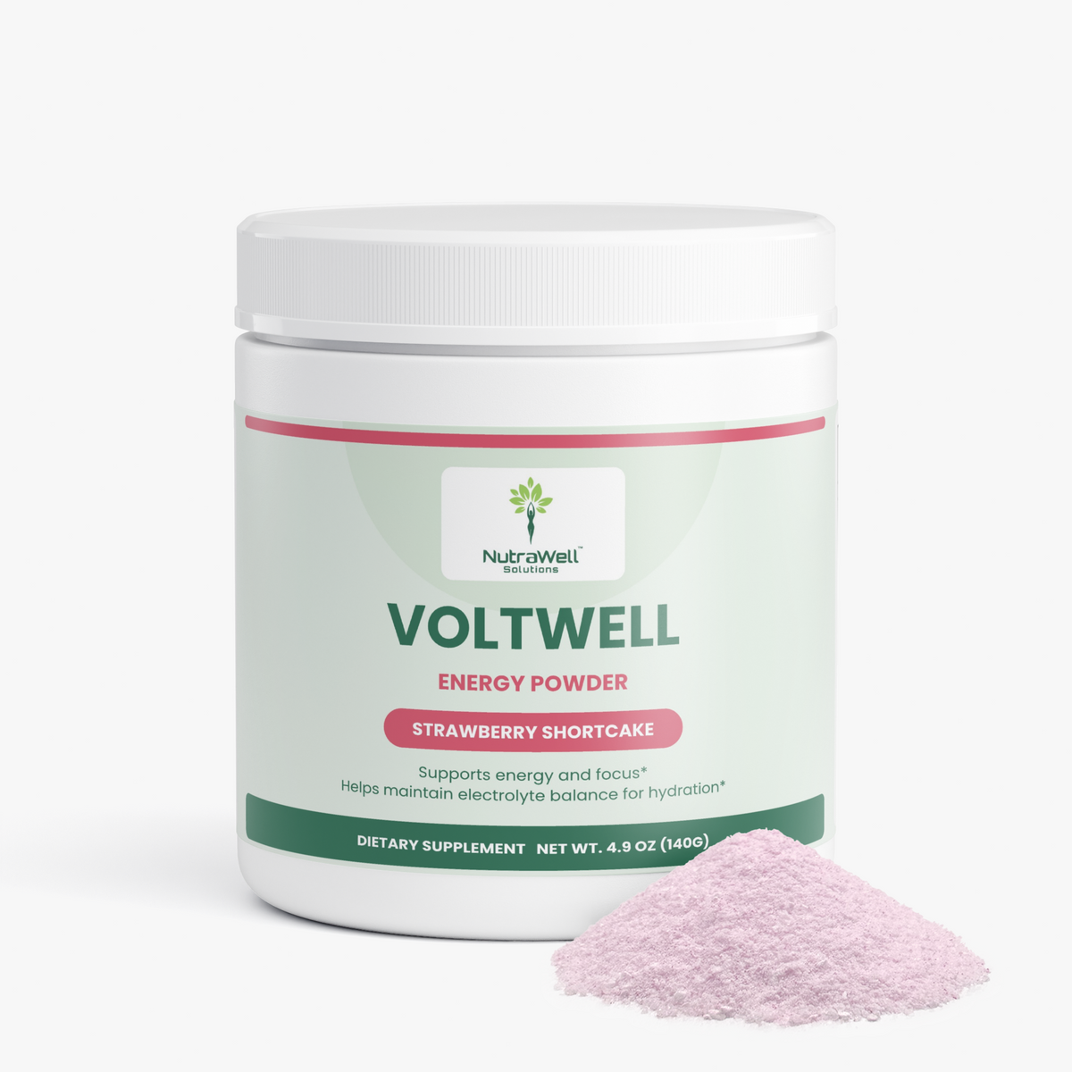 Energy Powder (Strawberry Shortcake)