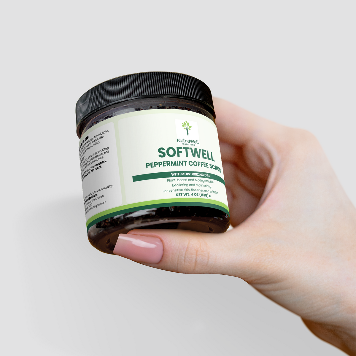 Peppermint Coffee Scrub