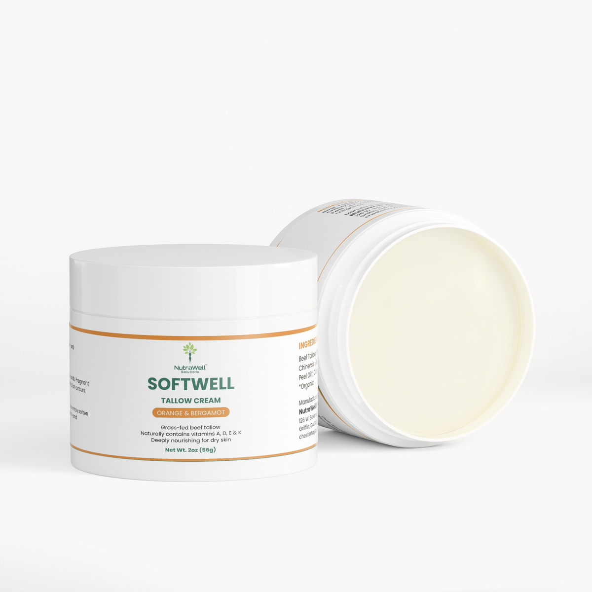 Tallow Cream Orange & Bergamot
