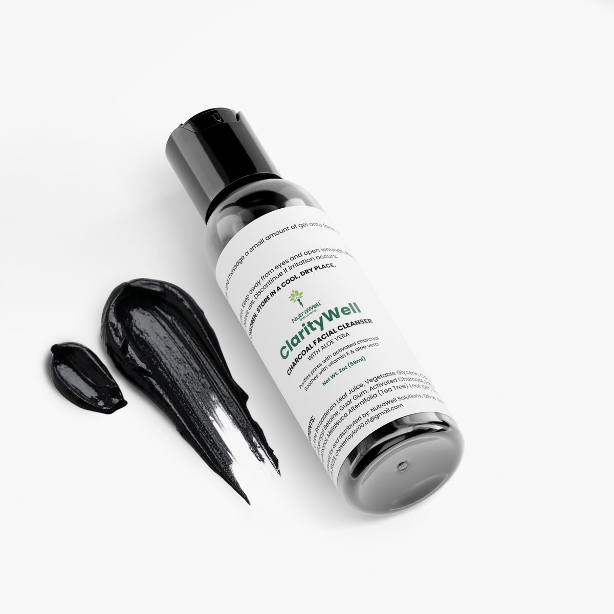 ClarityWell Charcoal Facial Cleanser