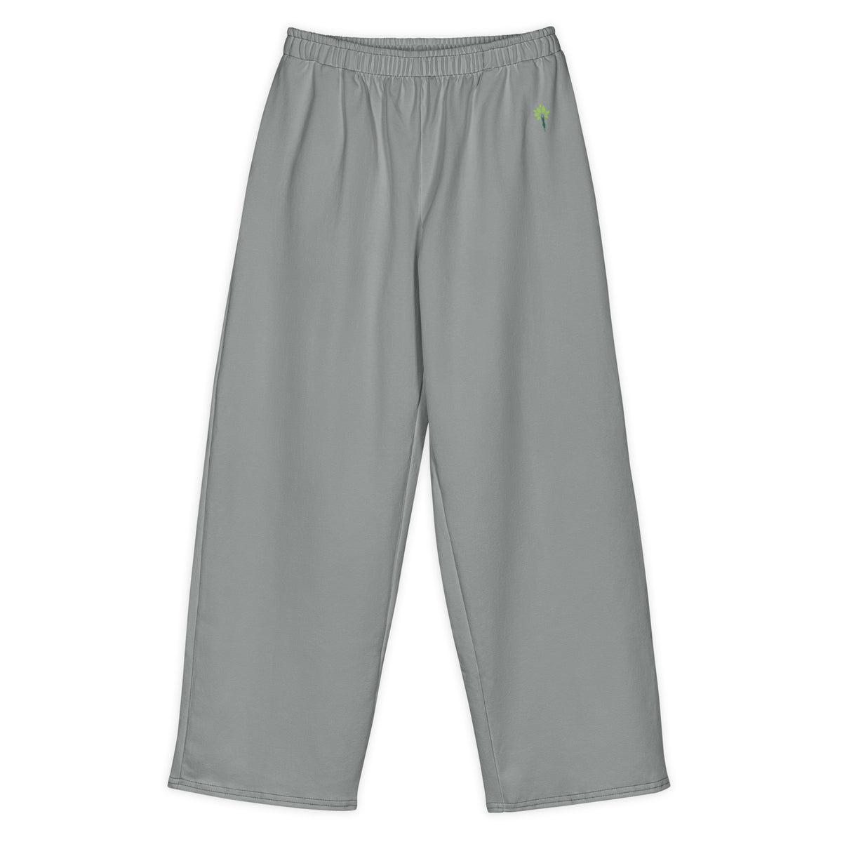 Wide cotton sweatpants in G. Dyed Misty Grey