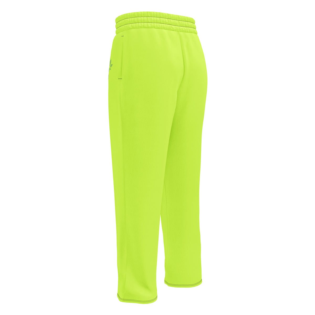 Wide-leg joggers in White, detail view