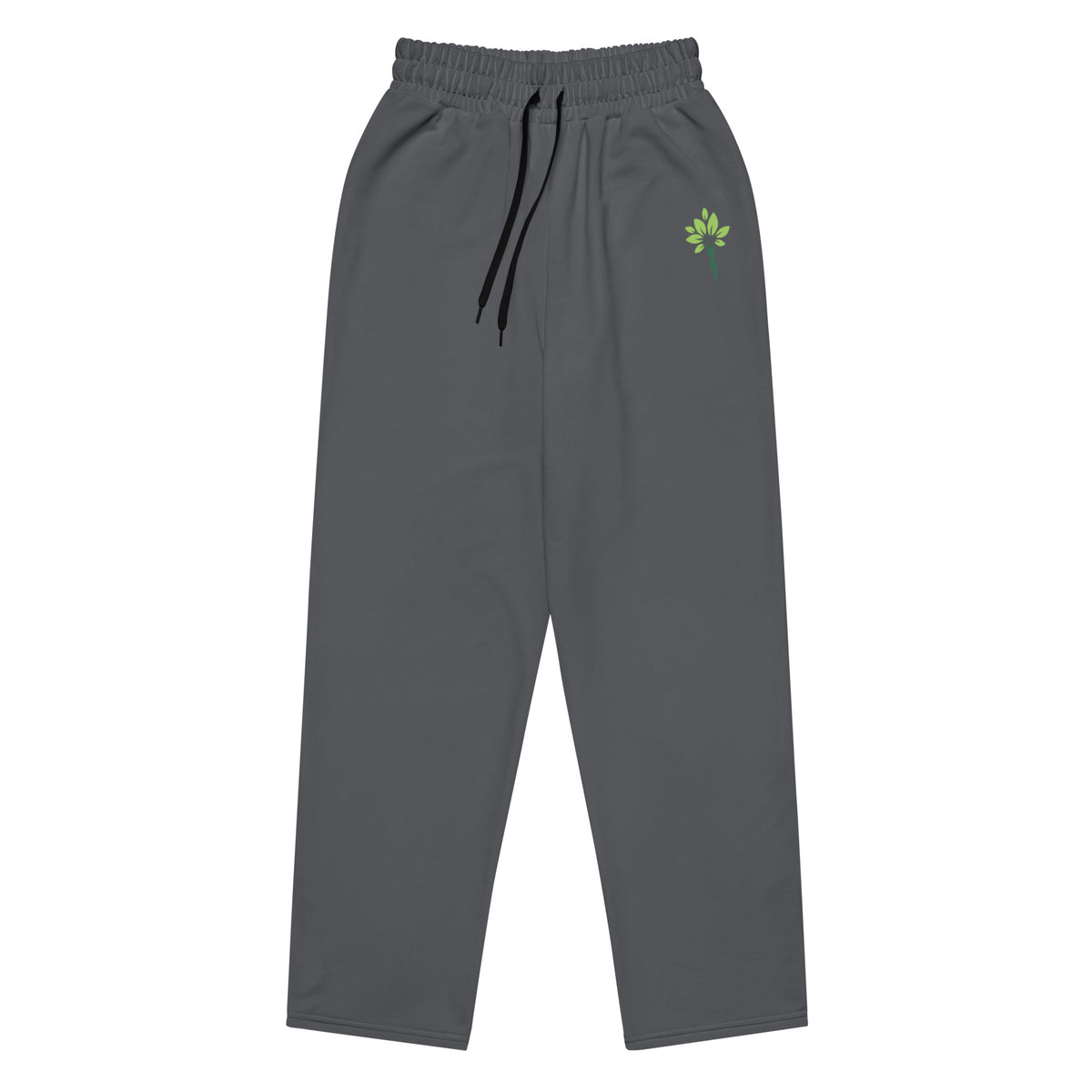 Wide-leg joggers in Charcoal Heather