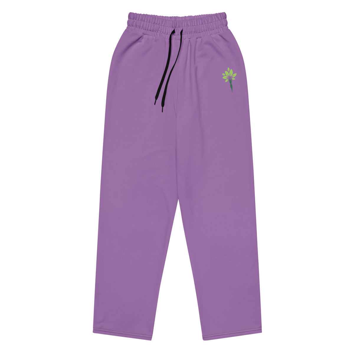 Wide-leg joggers in Purple