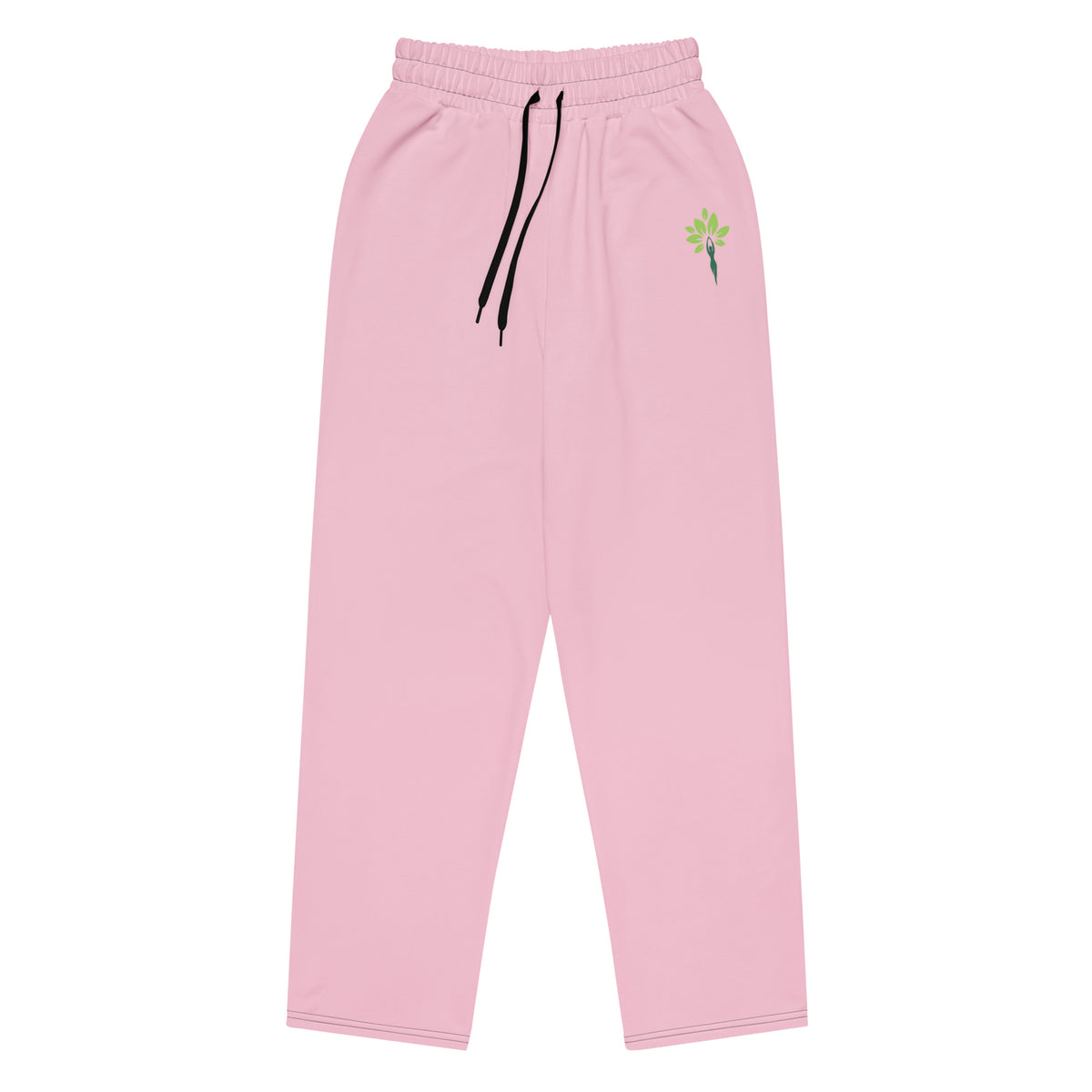 Wide-leg joggers in Baby Pink