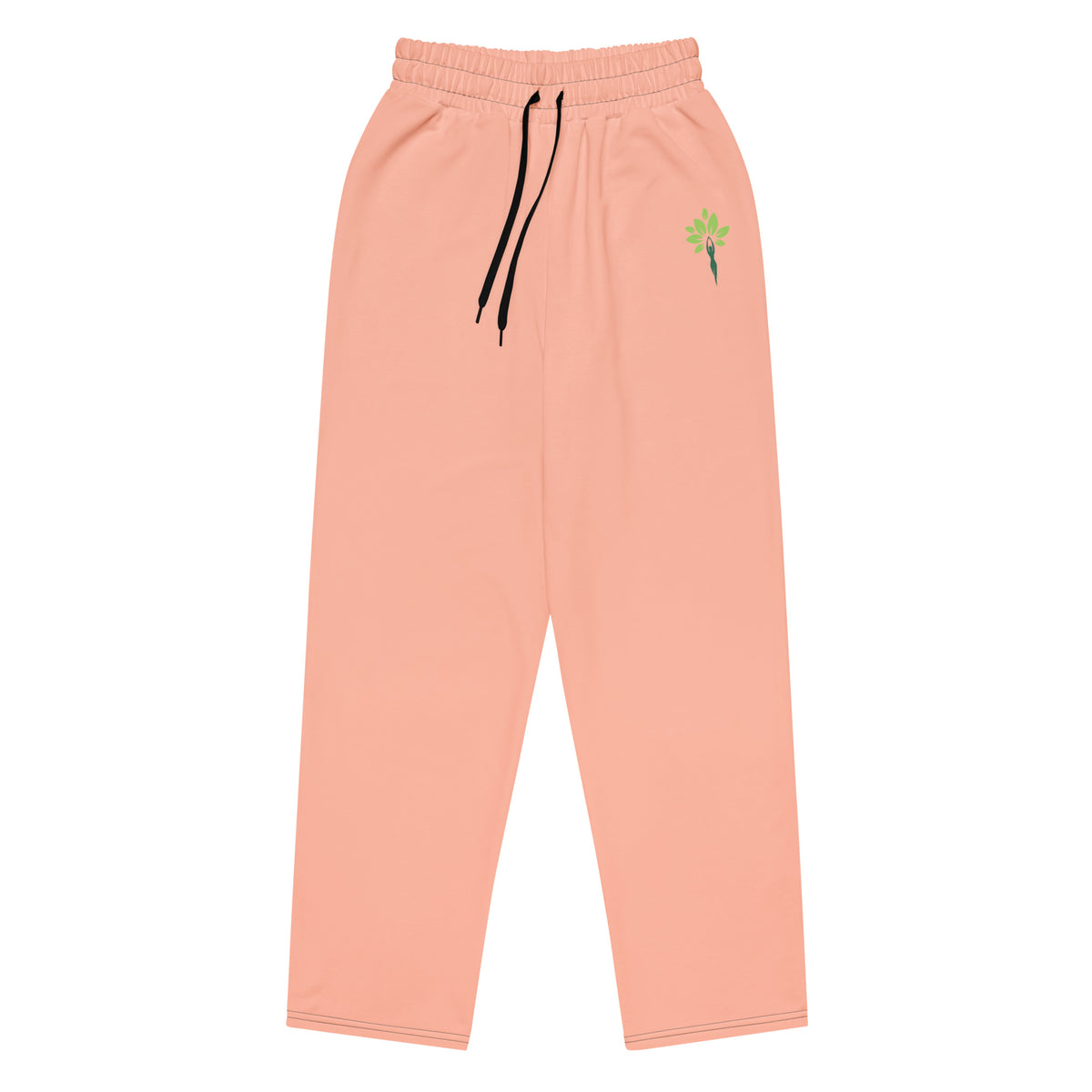 Wide-leg joggers in Salmon