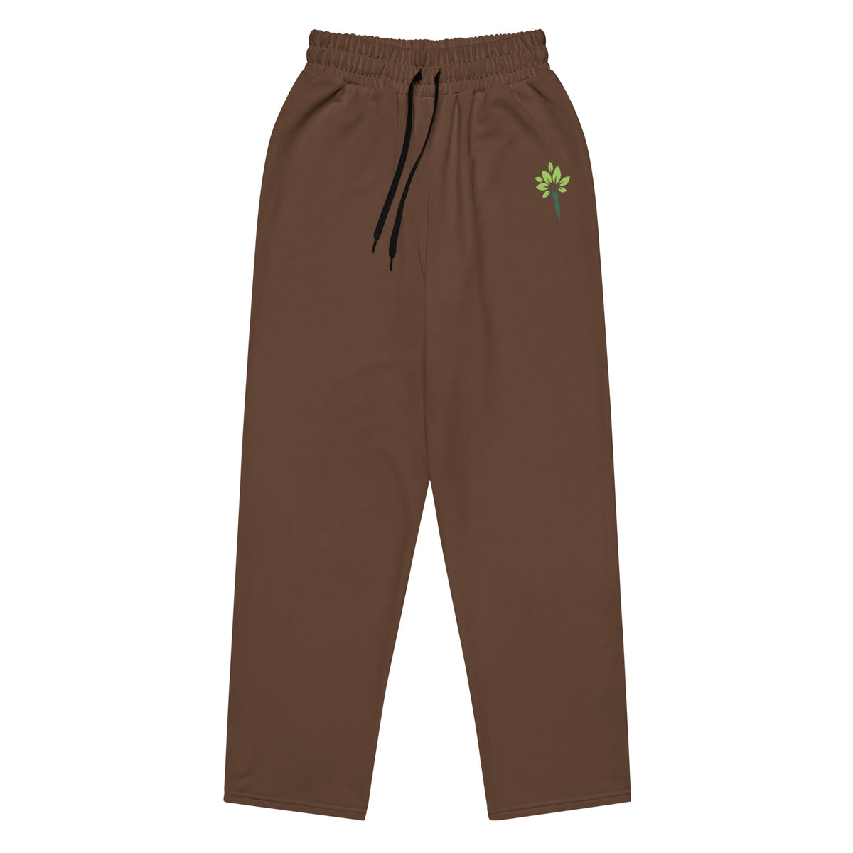 Wide-leg joggers in Brown