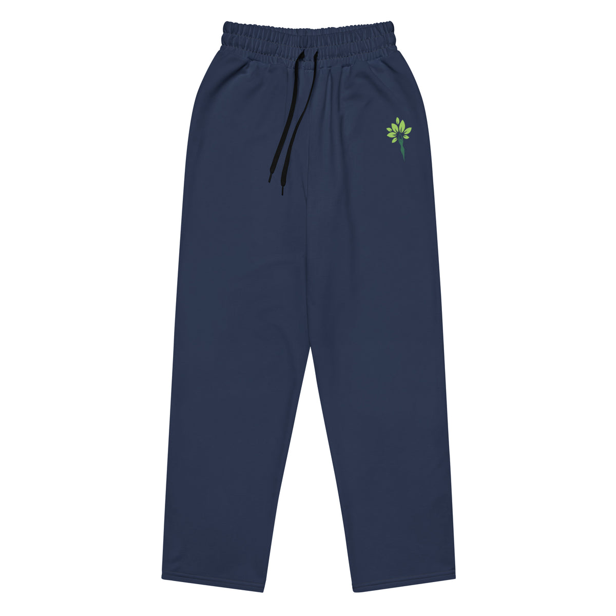 Wide-leg joggers in Navy
