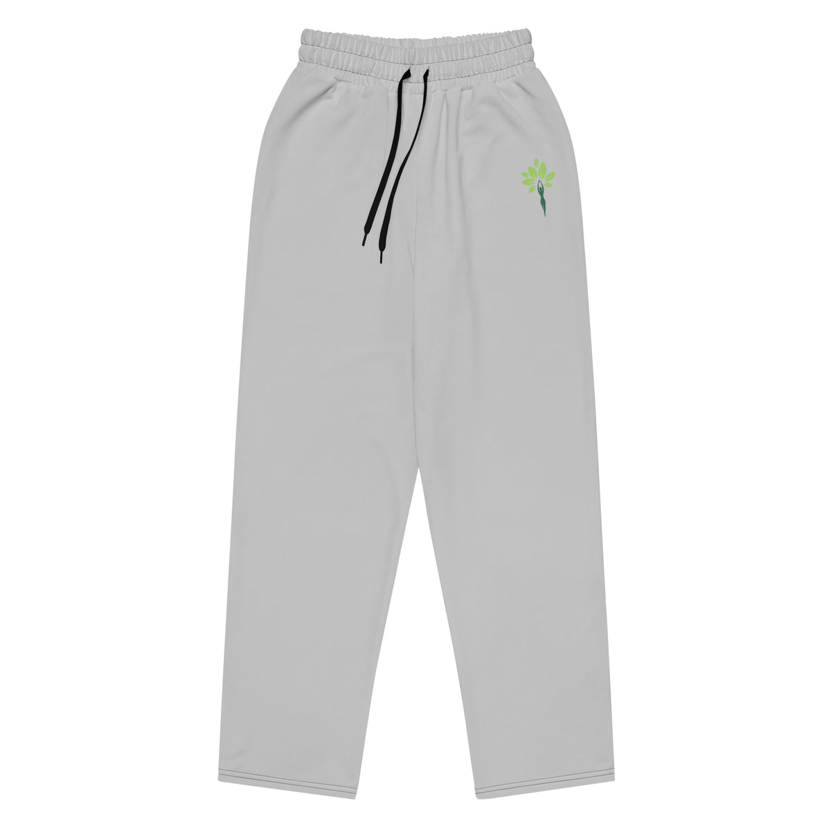 Wide-leg joggers in Silver