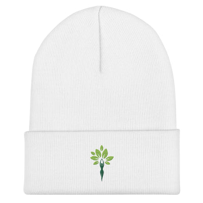 Cuffed Beanie – White