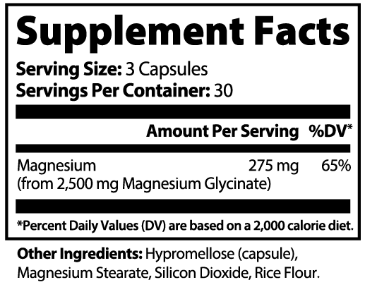 MagWell Magnesium Glycinate in an evening wellness setting
