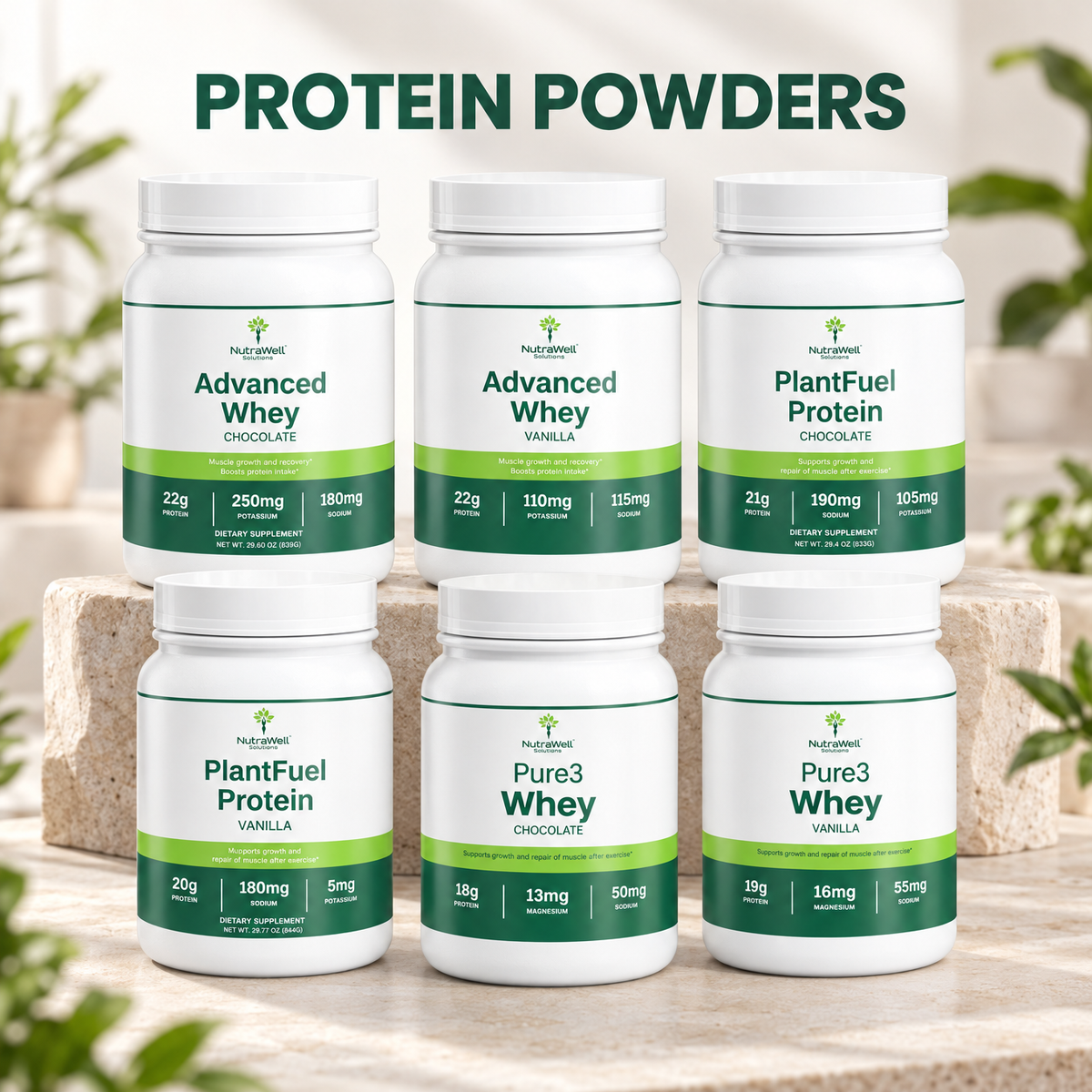 Protein Powders — 6 options