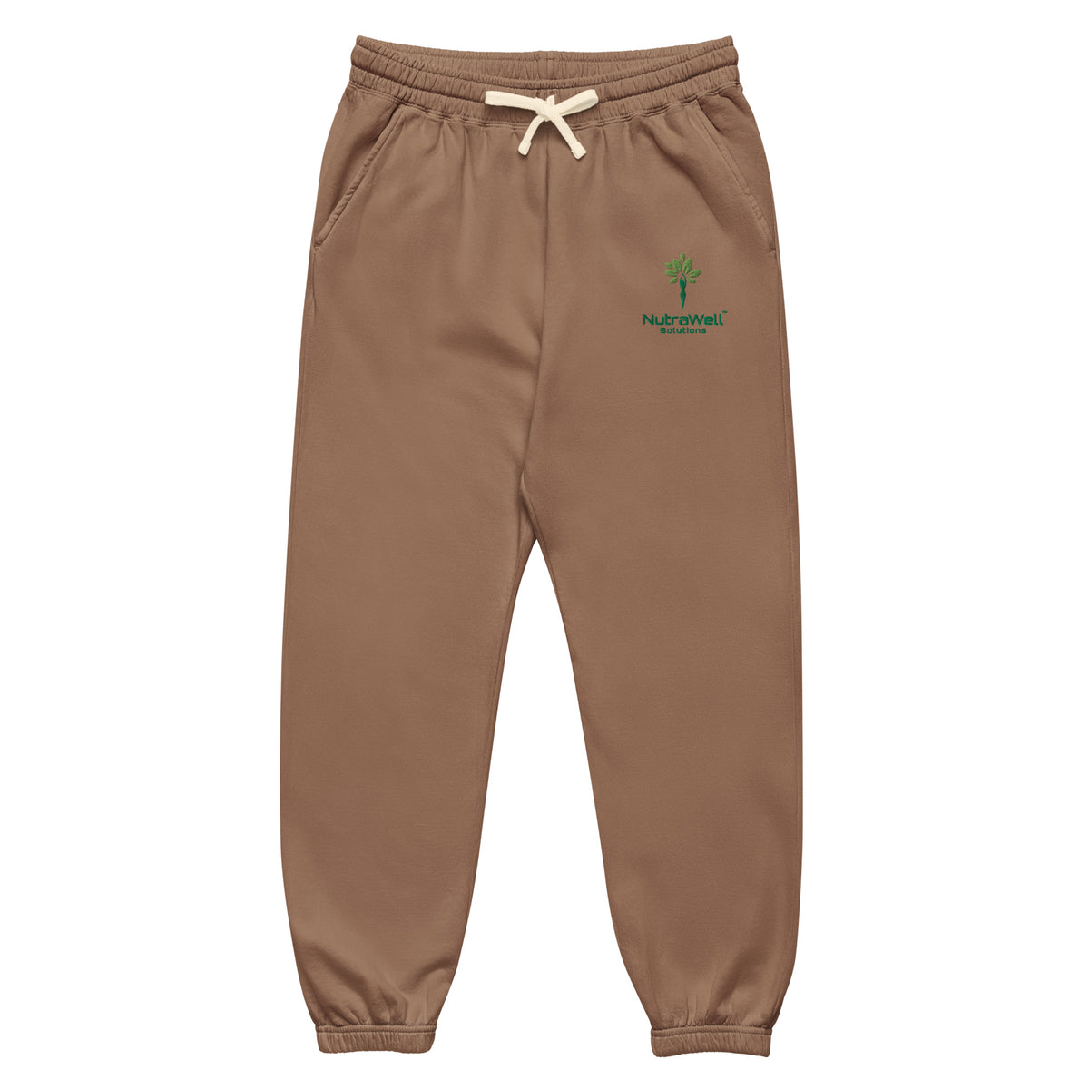 Unisex fleece sweatpants, back view